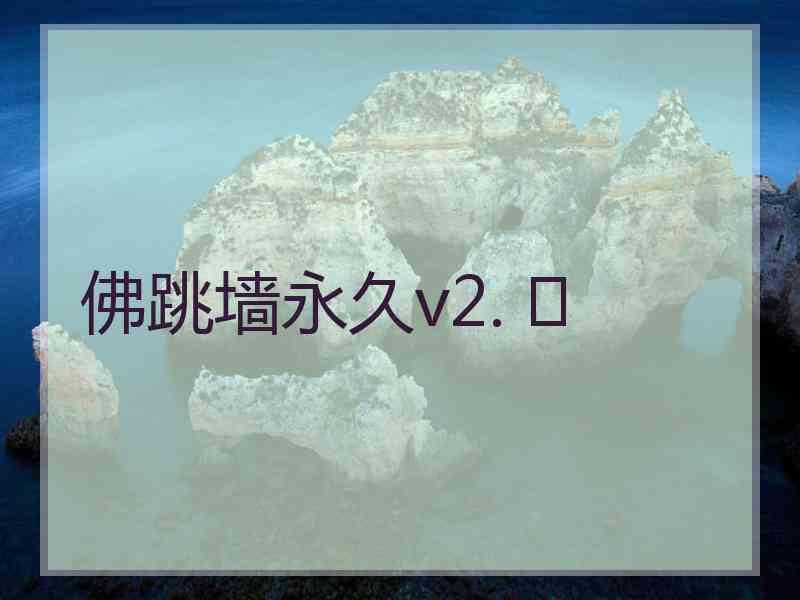 佛跳墙永久v2. 	