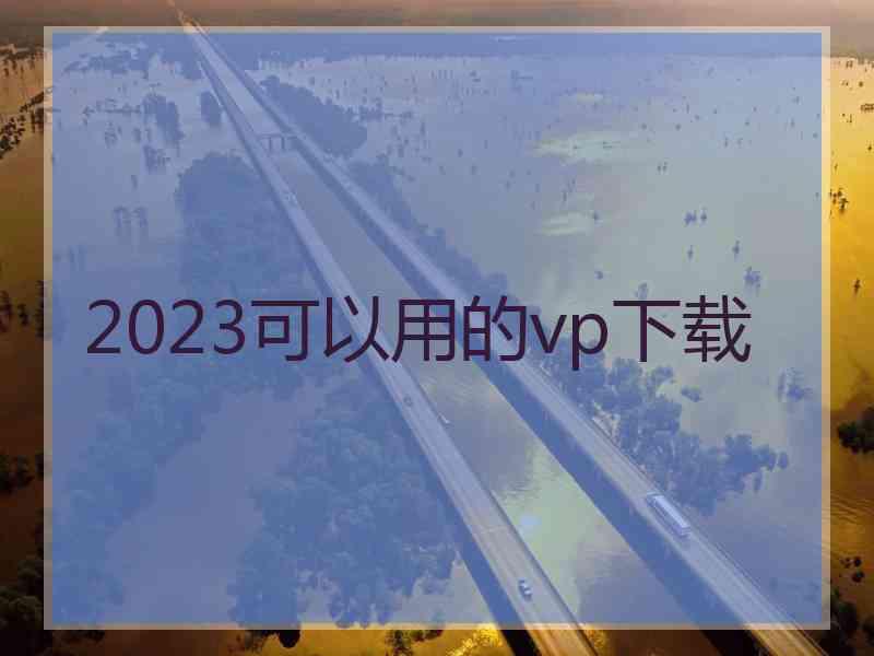 2023可以用的vp下载