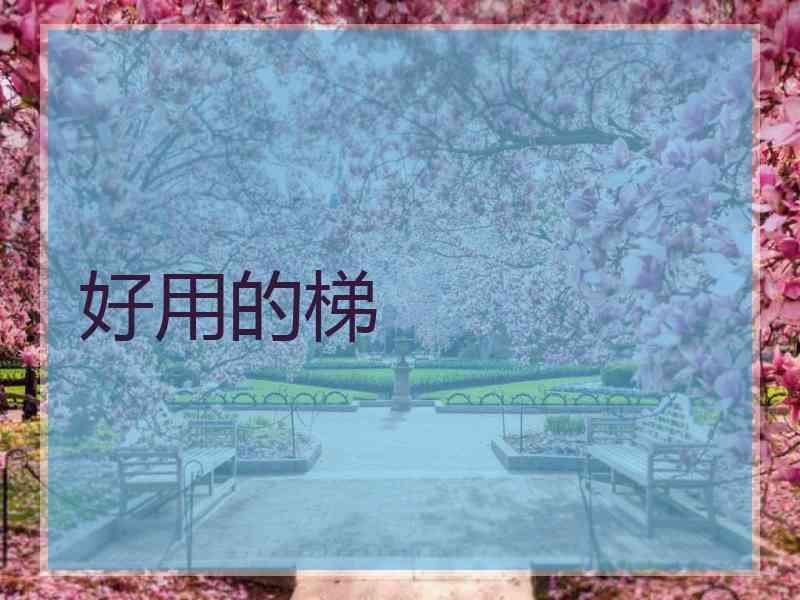 好用的梯