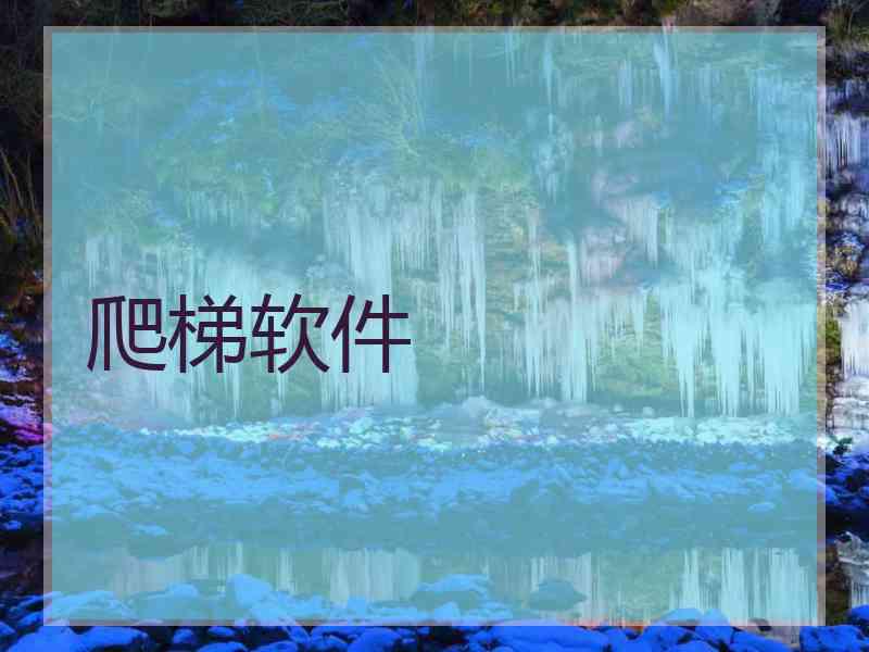 爬梯软件