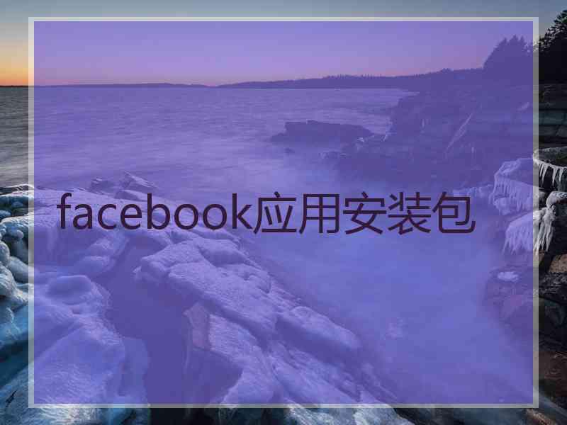facebook应用安装包