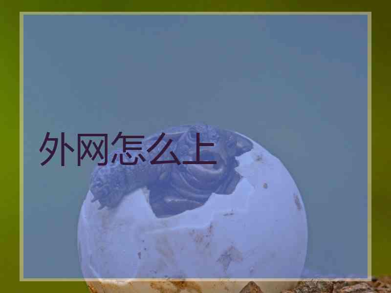 外网怎么上