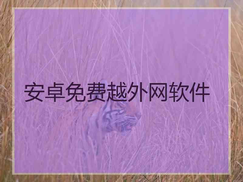 安卓免费越外网软件