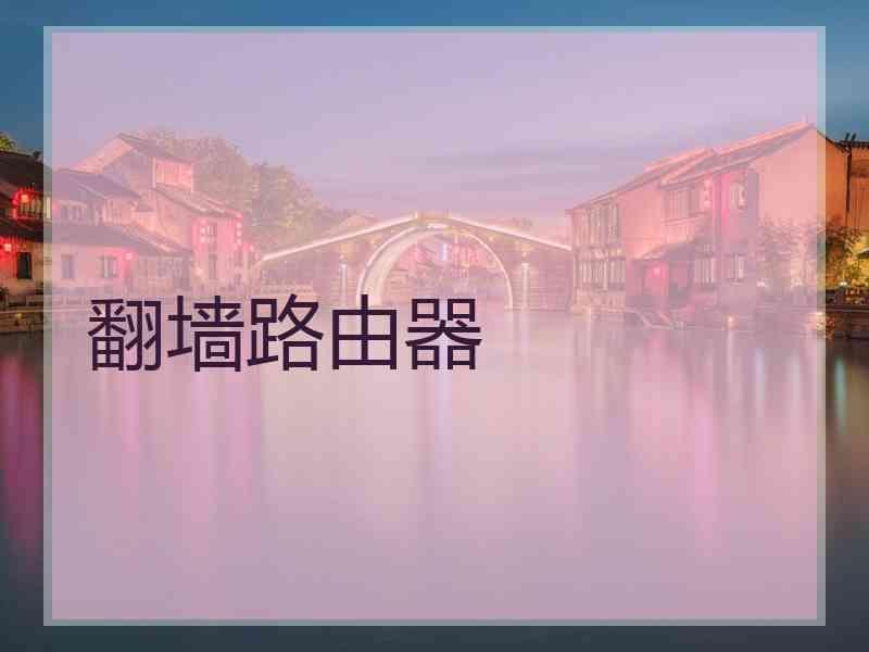 翻墙路由器