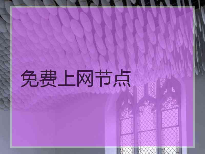 免费上网节点